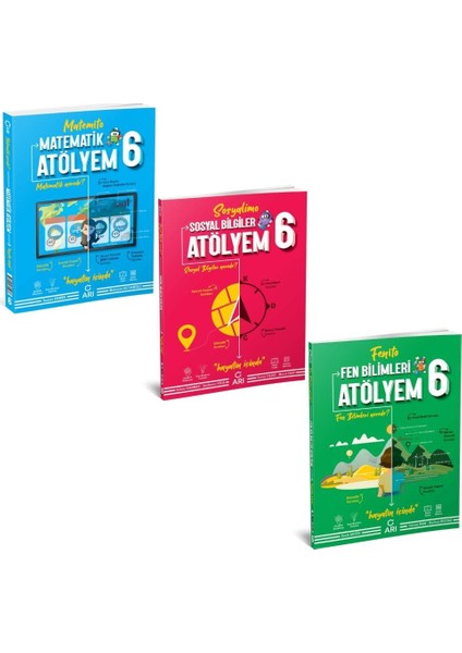 6.Sınıf Matematik Türkçe Fen Atölyem Seti