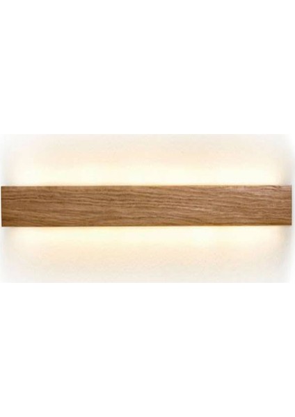 LED Aydınlatma Ahşap Çift Yönlü Aplik Bar Dekor LED