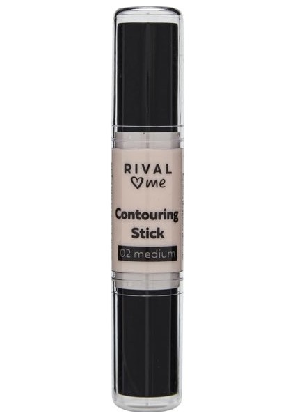 Rival Loves Me Stick Kontür Çift Uçlu No:02 Medium