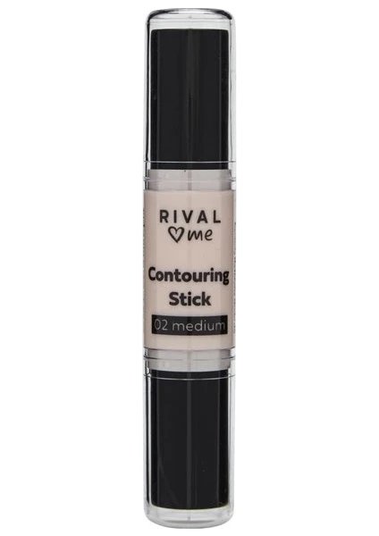 Rival Loves Me Stick Kontür Çift Uçlu No:02 Medium