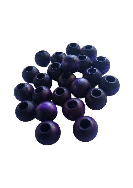 8 mm Ahşap Boncuk - 80 gram