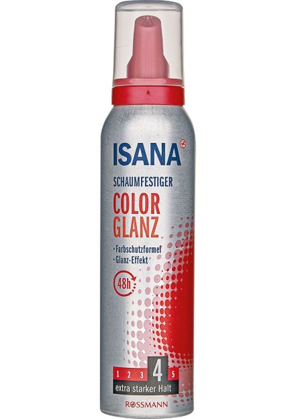 Color Glanz Saç Köpüğü 48 Saate Kadar Etkili Ekstra Güçlü Tutuş 150 ml