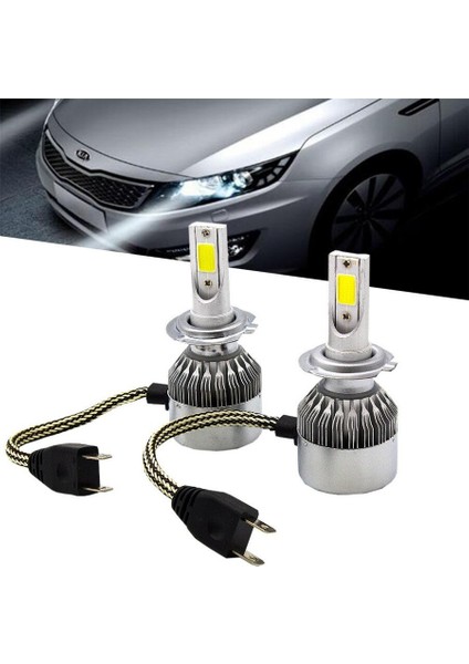 H27 LED Xenon Far Ampülü 6000K 7600LM