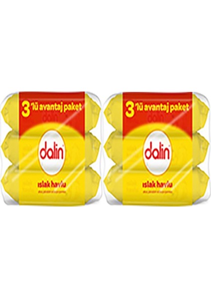 Islak Temizleme Mendili 56LI (3 Lü Paket) x 2