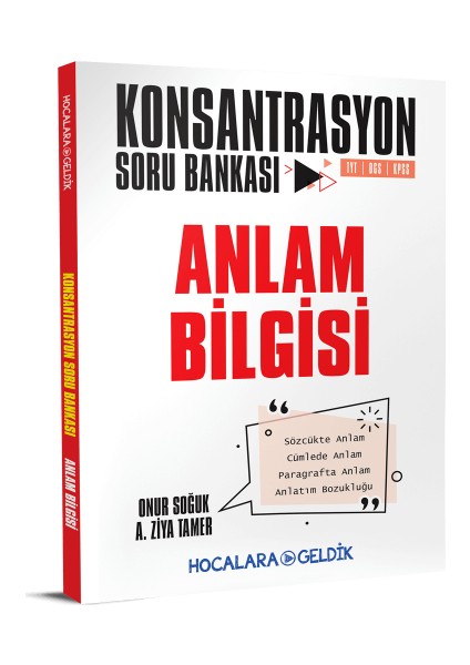 Konsantrasyon Soru Bankası /Anlam Bilgisi - Onur Soğuk