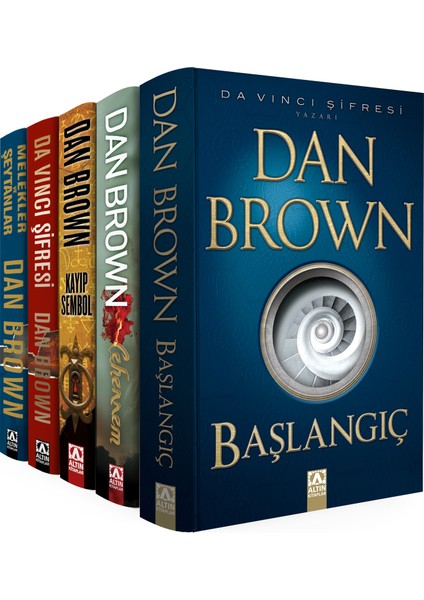 Başlangıç - Cehennem - Kayıp Sembol - Da Vinci Şifresi - Melekler ve Şeytanlar - 5 Kitap - Dan Brown