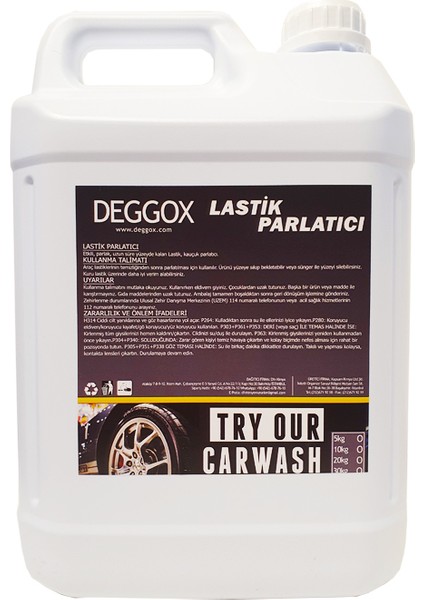 Lastik Parlatıcı 5 lt