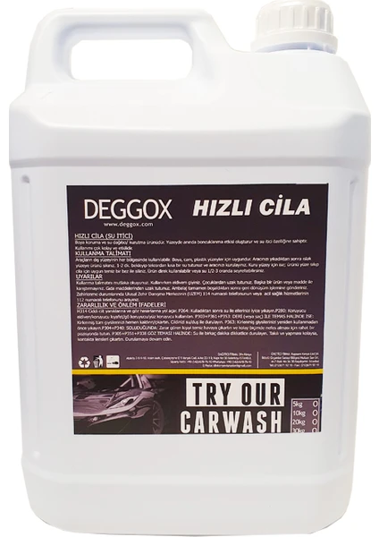 Nano Carnauba Hızlı Cila Konsantre 5 lt