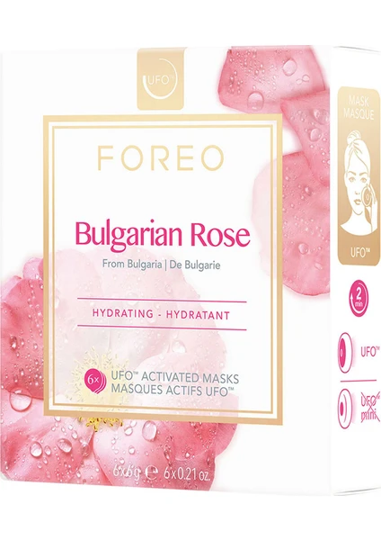 Ufo™ Bulgarian Rose Nemlendirici 6'lı Aktif Maske