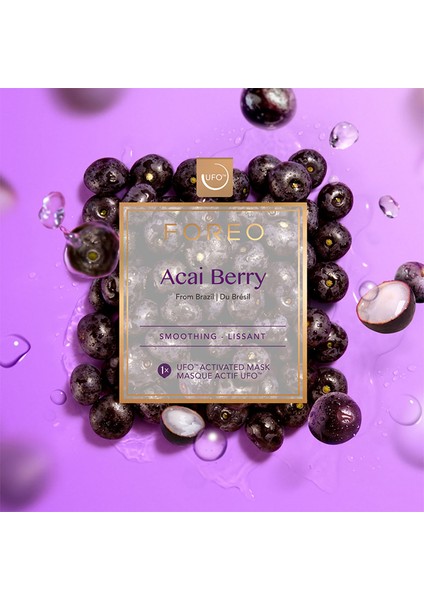 Ufo™ Acai Berry Pürüzsüzleştirici 6'lı Aktif Maske