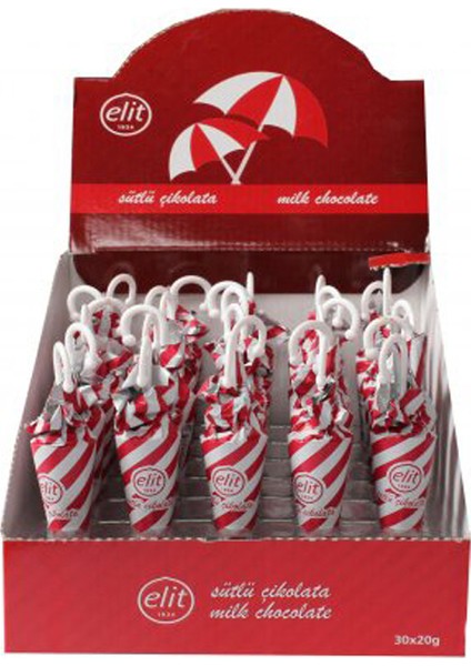 (Şemsiye) Sütlü Çikolata 30'Lu Paket fiyatları