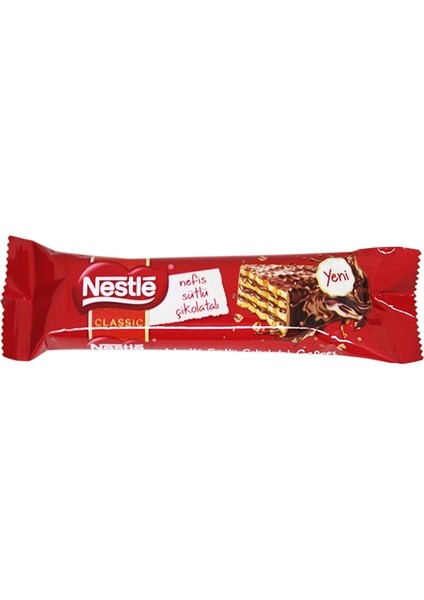 Sütlü Çikolatalı Çıtır Gofret 27Gr-20'Li Paket