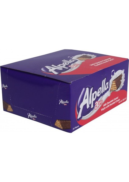 Alpella 3 Gen Çikolatalı Gofret 32Gr - 24'Lü Paket fiyatları