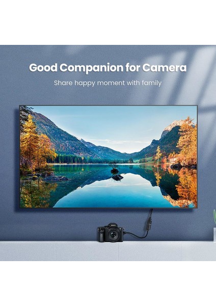 Micro HDMI To HDMI Dönüştürücü Kablo 22 cm fiyatları