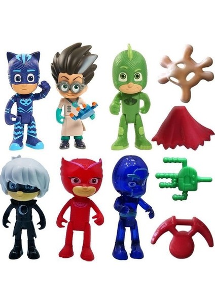 Pj Masks Figür Oyuncakları 10'lu Set