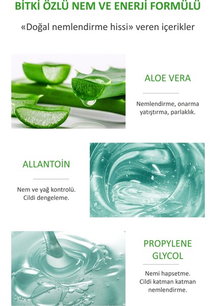 Bıoaqua Aloe Vera Yatıştırıcı Nemlendirici "Instant Cure" Jel Maske 170 gr