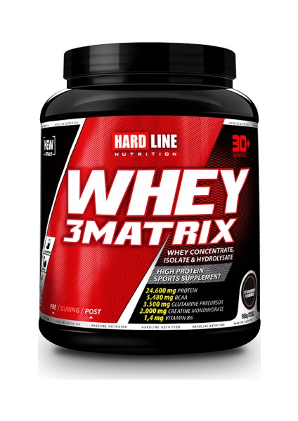 Hardline Whey 3 Matrix Protein Tozu 908 gr