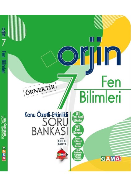 Gama Yayınları 7. Sınıf Fen Bilimleri Konu Özetli Soru Bankası