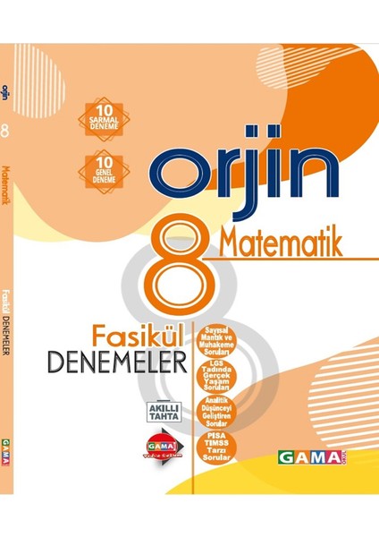 8. Sınıf Orjin Matematik Fasikül Denemeler