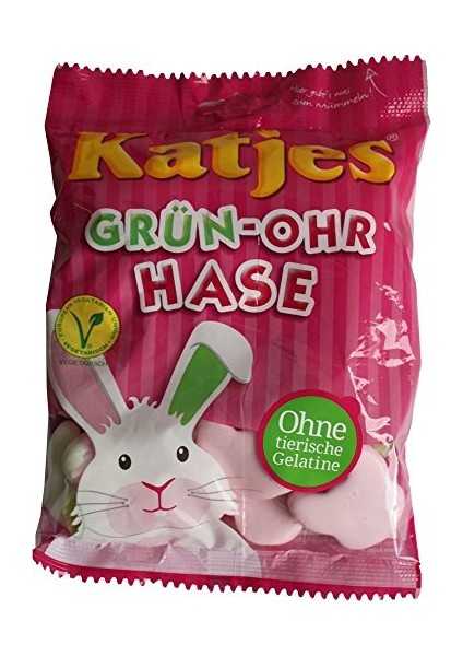 grün ohr hase ohne tierische gelatine 200gr (VEGAN)