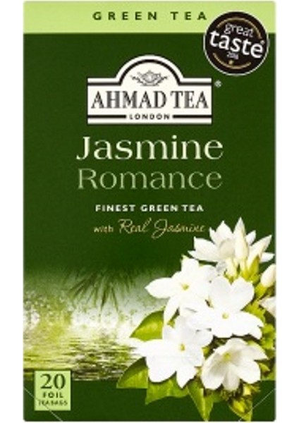 Ahmad Jasmine Romance Green Tea (20x2g) 40gr Poşet Çay 20'li