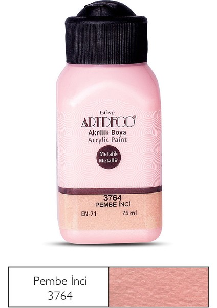 75 Ml Pembe İnci Akrilik Boya