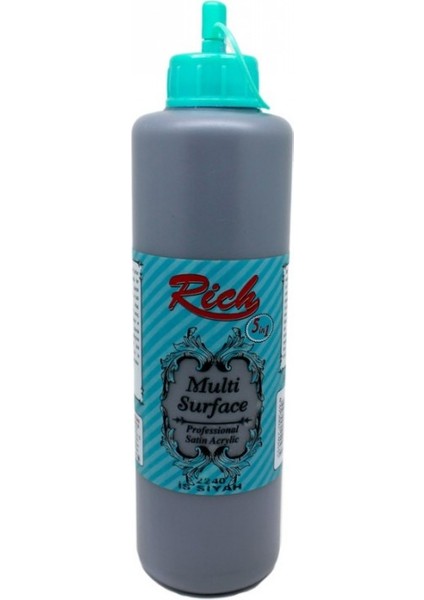 Multi Surface 500 cc İs Siyah 2240 Akrilik Boya