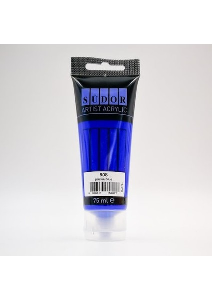 Akrilik Boya Tüp 75 ml 508 Prusya Mavi