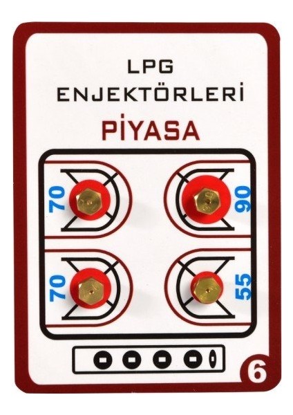 5,5mm Likit Propan Gaz (Lpg) Enjektörü