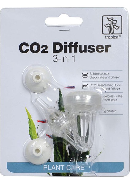 Co2 Difüzör 3in1 - Kabarcık Sayacı, Çekvalf ve Difüzör Bir Arada - Mayalı Sisteme Uygun