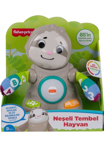Fisher-Price Linkimals - Neşeli Tembel Hayvan - Türkçe; 9 aylık; GHY93