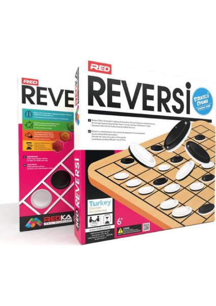 Ahşap Reversi Akıl Oyunu