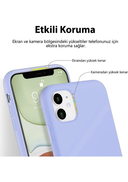 Samsung Galaxy A21S Içi Kadife Soft Silikon Kılıf - Pembe