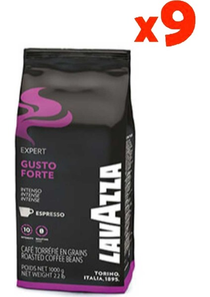 Gusto Forte Çekirdek Kahve (9 x 1000 Gr)