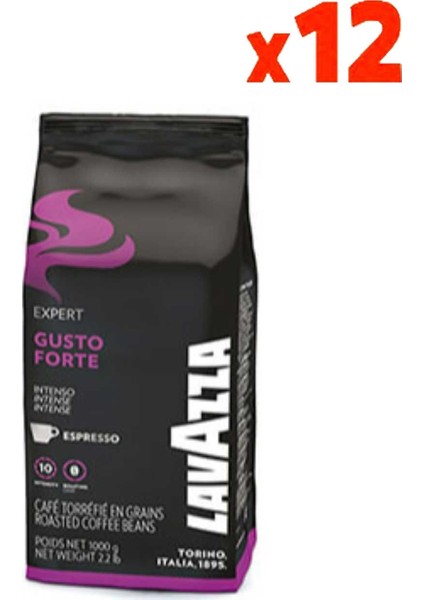 Gusto Forte Çekirdek Kahve (12 x 1000 Gr)