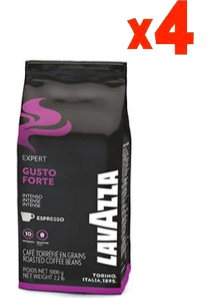 Gusto Forte Çekirdek Kahve (4 x 1000 Gr)