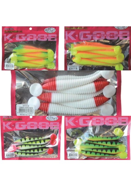 3534 Typhoon Soft Balık 12CM 5li Paket