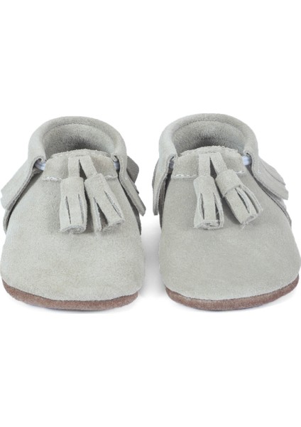 Krem Süet Ponpon Detaylı Bebek Patik fiyatları