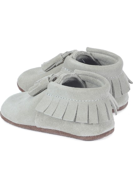 Krem Süet Ponpon Detaylı Bebek Patik fırsatları