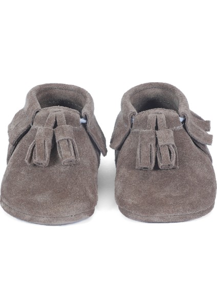 Vizon Süet Ponpon Detaylı Bebek Patik fiyatları