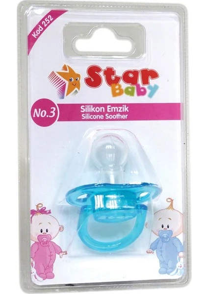 Star Baby Silikon Emzik No.3