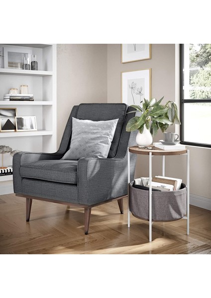 Sehpa Geniş Çantalı Kitaplık Çiçeklik Metal Atlantik Çam fiyatları