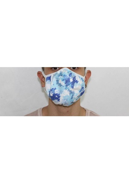 5 Adet Yetişkin Mikrofilament Nano Bez Maske - Yıkanabilir Maske