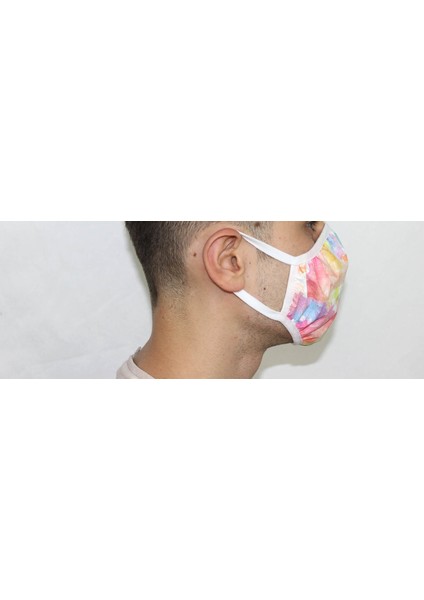 5 Adet Yetişkin Mikrofilament Nano Bez Maske - Yıkanabilir Maske