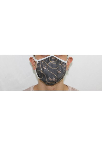 5 Adet Yetişkin Mikrofilament Nano Bez Maske - Yıkanabilir Maske