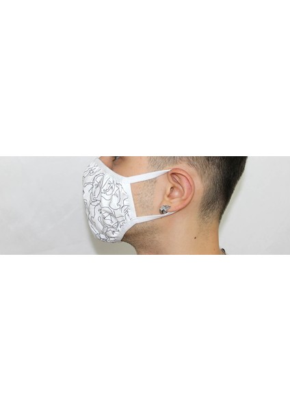 5 Adet Yetişkin Mikrofilament Nano Bez Maske - Yıkanabilir Maske