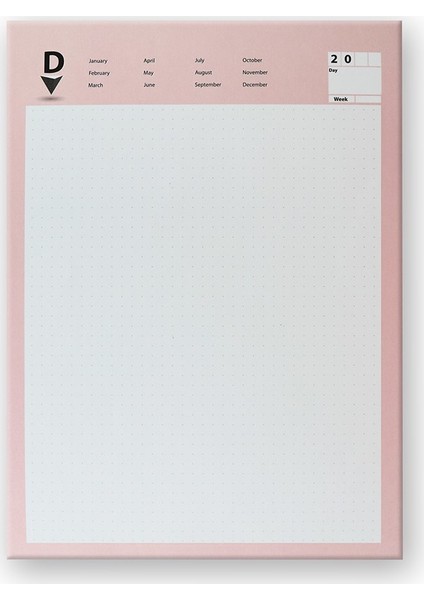 Planlayıcı Modelleri 50 Yaprak 20 x 28 cm Mavi