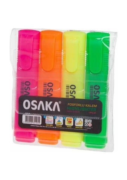 Fosforlu Kalem Ofk-4f 4'lü