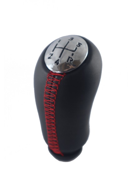 Renault Clio 3 Kırmızı Dikiş Deri Kaplama Vites Topuzu