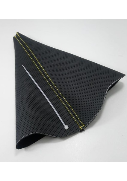 Peugeot 207 Vites Körüğü Delikli Deri Sarı Dikiş